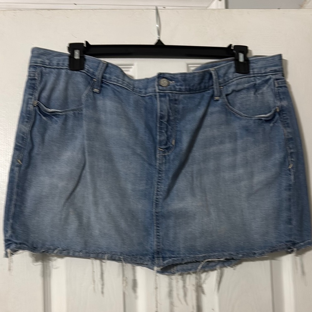 Denim Mini Skirt
